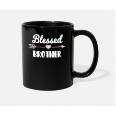 Blessed Brother Black Mugs